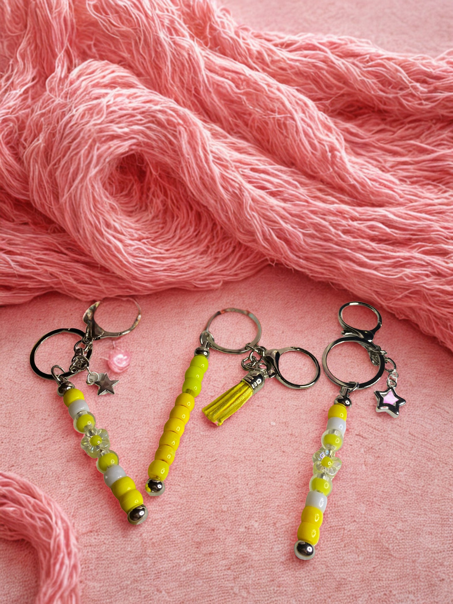 Yellow Keychain – Joyful, Energetic & Fidget-Friendly