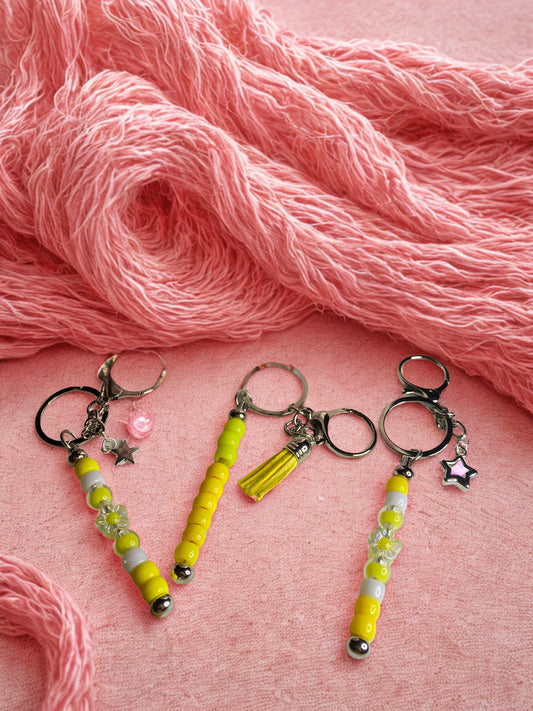 Yellow Keychain – Joyful, Energetic & Fidget-Friendly